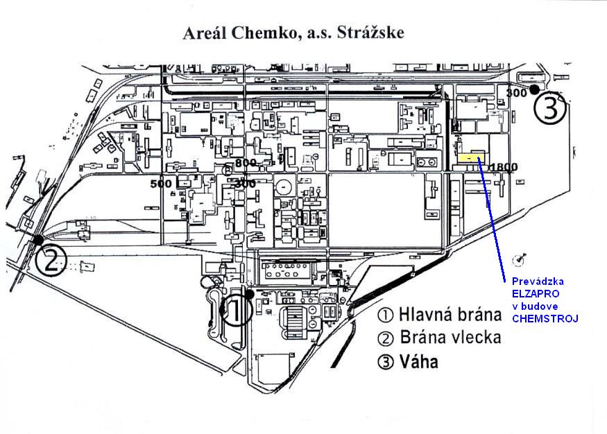 arel CHEMKO a.s. Strske